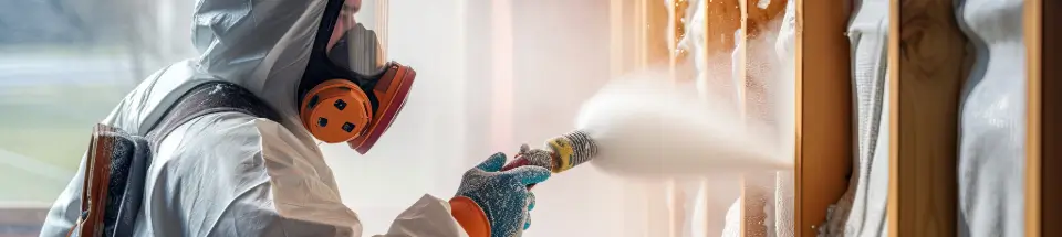 | Lewis Insulation Spray foam insulator spraying walls